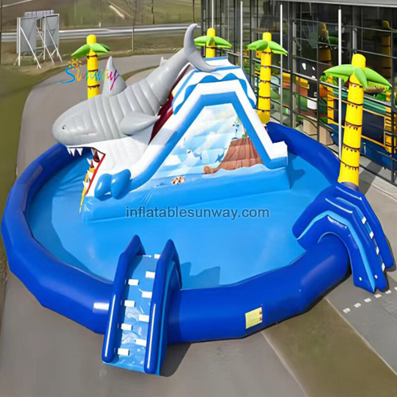 Inflatable water park